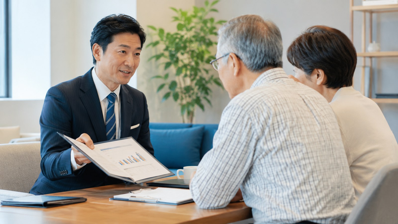 相続について相談に応じる税理士